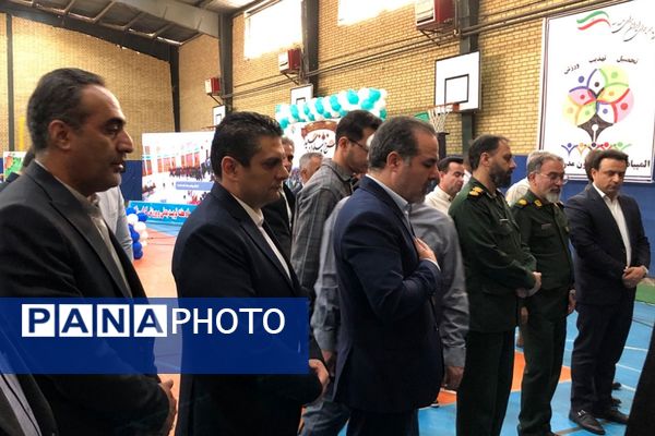 افتتاحیه طرح پهلوان سعید «شهید سعید طوقانی» در سالن فتح المبین ناحیه دو شهرری 