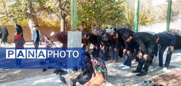 عزاداری فاطمی با حضور شهید گمنام در روستای ورجان قم