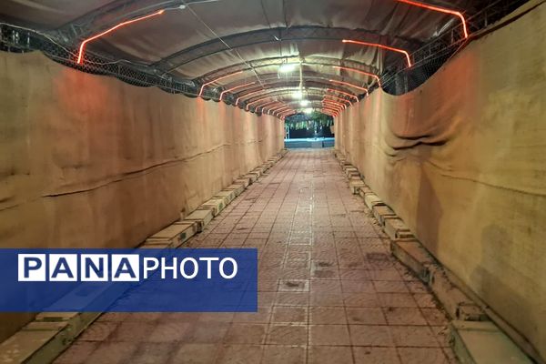 حضور دانش‌آموزان ناحیه دو شهرری در اردوی راهیان نور 