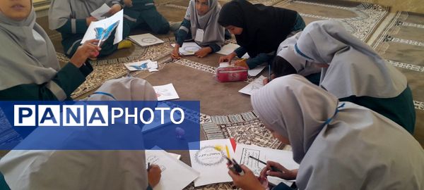 آماده‌سازی نمازخانه آموزشگاه زهرا عبداللهیان ارغا 