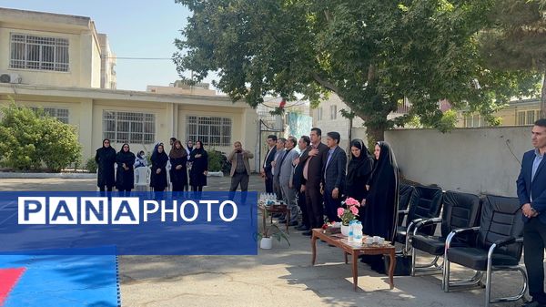 افتتاح زمین ورزشی تایل کورت در هنرستان عفت بجنورد