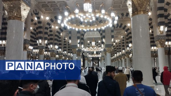 عطر آرامش در آستان پیامبر رحمت