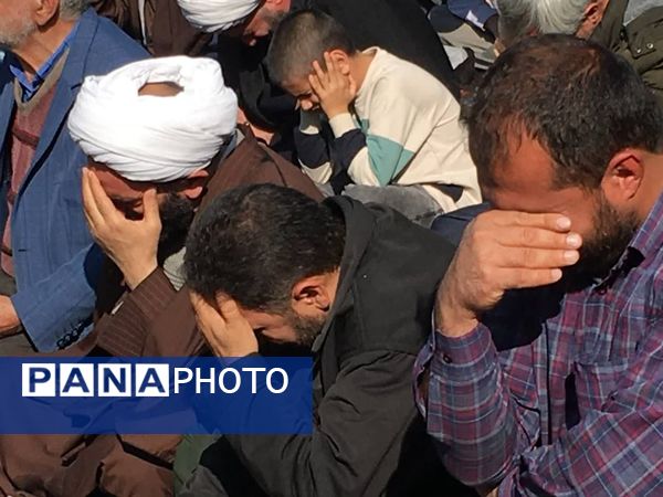 اقامه نماز باران در گلستان شهدا اصفهان به امامت  حضرت آیت‌ الله مهدوی