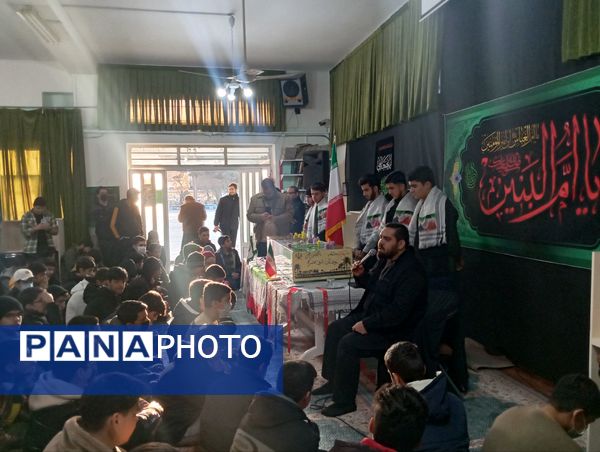 استقبال از شهید گمنام  در دبیرستان شاهد امام ابوذرغفاری 