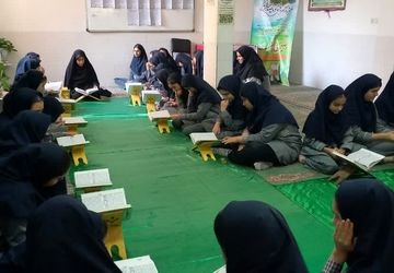 شمیم قرآن در دبیرستان دخترانه فدک 