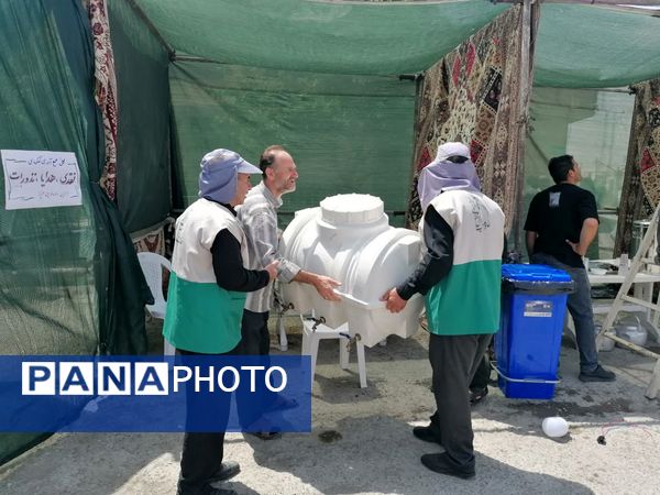 برپایی موکب عاشورایی اربعین حسینی در شیروان
