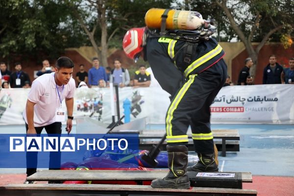 مسابقات عملیاتی ورزشی آتش‌نشانان در مشهد