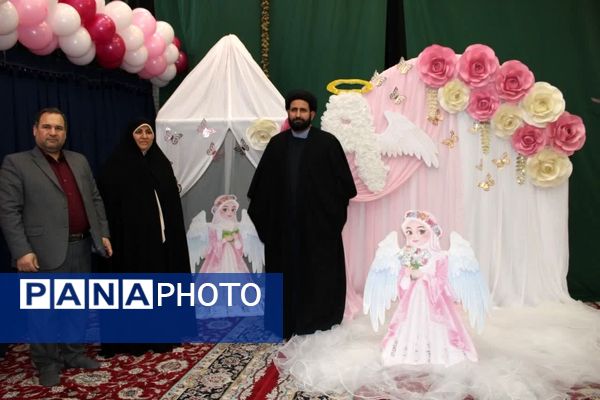 جشن عبادت ۱۳۰۰ نفر از دختران منطقه ۱۰ در مهدیه امام حسن مجتبی(ع)