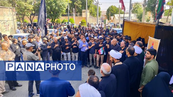 مشتاقان زیارت اربعین در سنندج پای‌کار راهپیمایی جاماندگان
