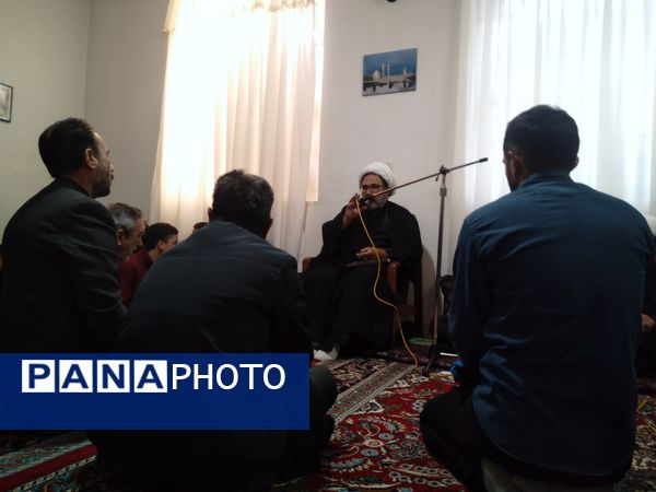 مراسم دعا ندبه هم زمان با ایام فاطمیه در شهرستان خلیل‌آباد