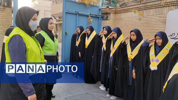 اجرای مانور سراسری زلزله در دبیرستان شاهد شیرودی