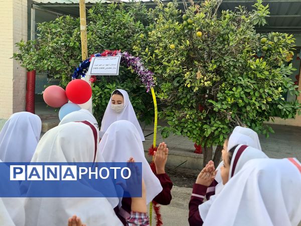 آیین افتتاحیه هفته «سفیران سلامت» در مدرسه شهید ابراهیم تنیده 