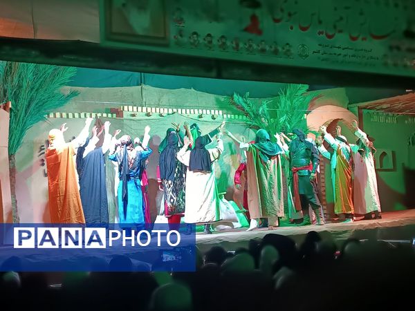 نمایش آیینی یاس نبوی در امامزاده سید حمزه (ع) کاشمر