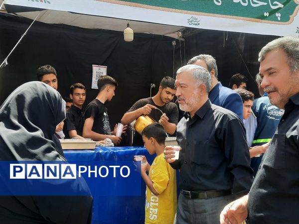 بازدید  رئیس مرکز حراست وزارت آموزش و پرورش از خدمت‌رسانی به زائران در مشهد