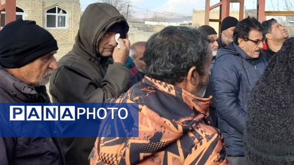 مراسم بزرگداشت سومین روز تدفین شهید گمنام در شهر قاضی