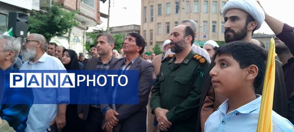 اجتماع مردمی حمایت از سربازان وطن در گلوگاه 