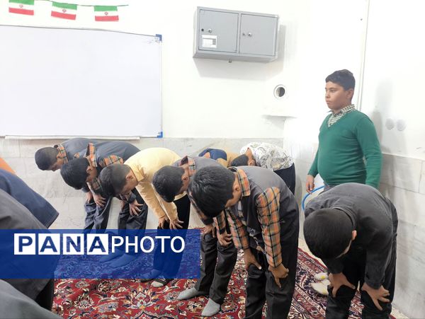 افتتاح نمازخانه در دبستان شهید پسندیده فدافن