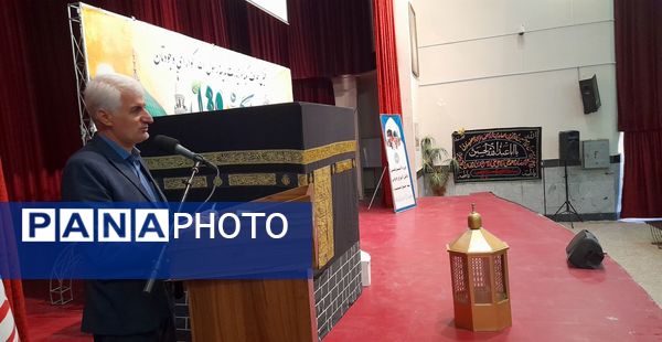 مراسم آموزش کاروان‌های عمره دانش‌آموزی پسران شمال‌غرب کشور