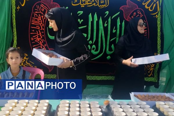 آیین استقبال از شهید گمنام در دبیرستان الزهرا 