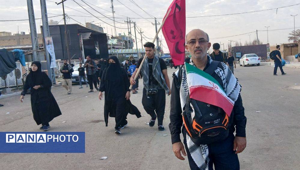  پیاده‌روی اربعین از نجف تا کربلای معلی 