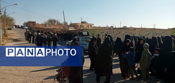 عزاداری فاطمی با حضور شهید گمنام در روستای ورجان قم