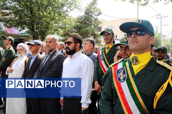 تشییع پیکر شهید نارنجی در ارومیه