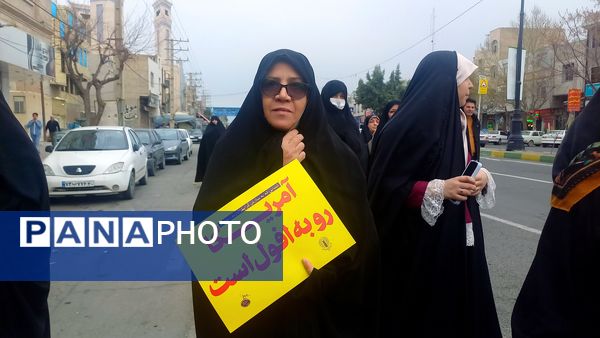 مردم ملارد در حمایت از آرمان‌های فلسطین به خیابان‌ها آمدند 