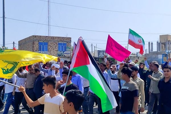 راهپیمایی خشم و نفرت بر علیه رژیم غاصب صهیونیستی در سندرک 