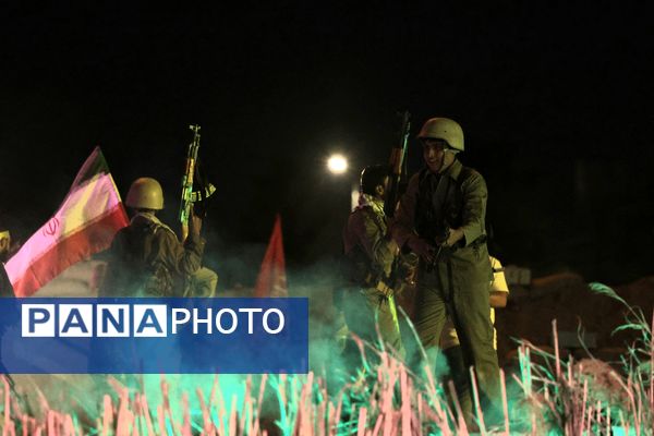  نمایش میدانی پایداری در نبرد چزابه - شیراز