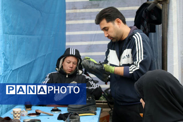 جلوه های حضور خادمان نوجوان در شادپیمایی مسجد جمکران