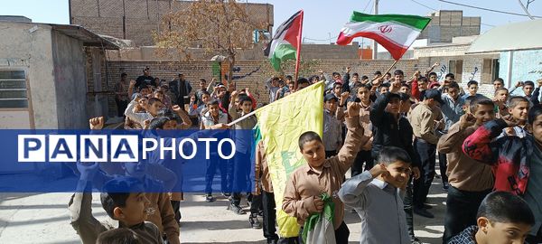 مراسم گرامیداشت شهید مقاومت در دبیرستان‌های پسرانه شهرستان خلیل‌آباد