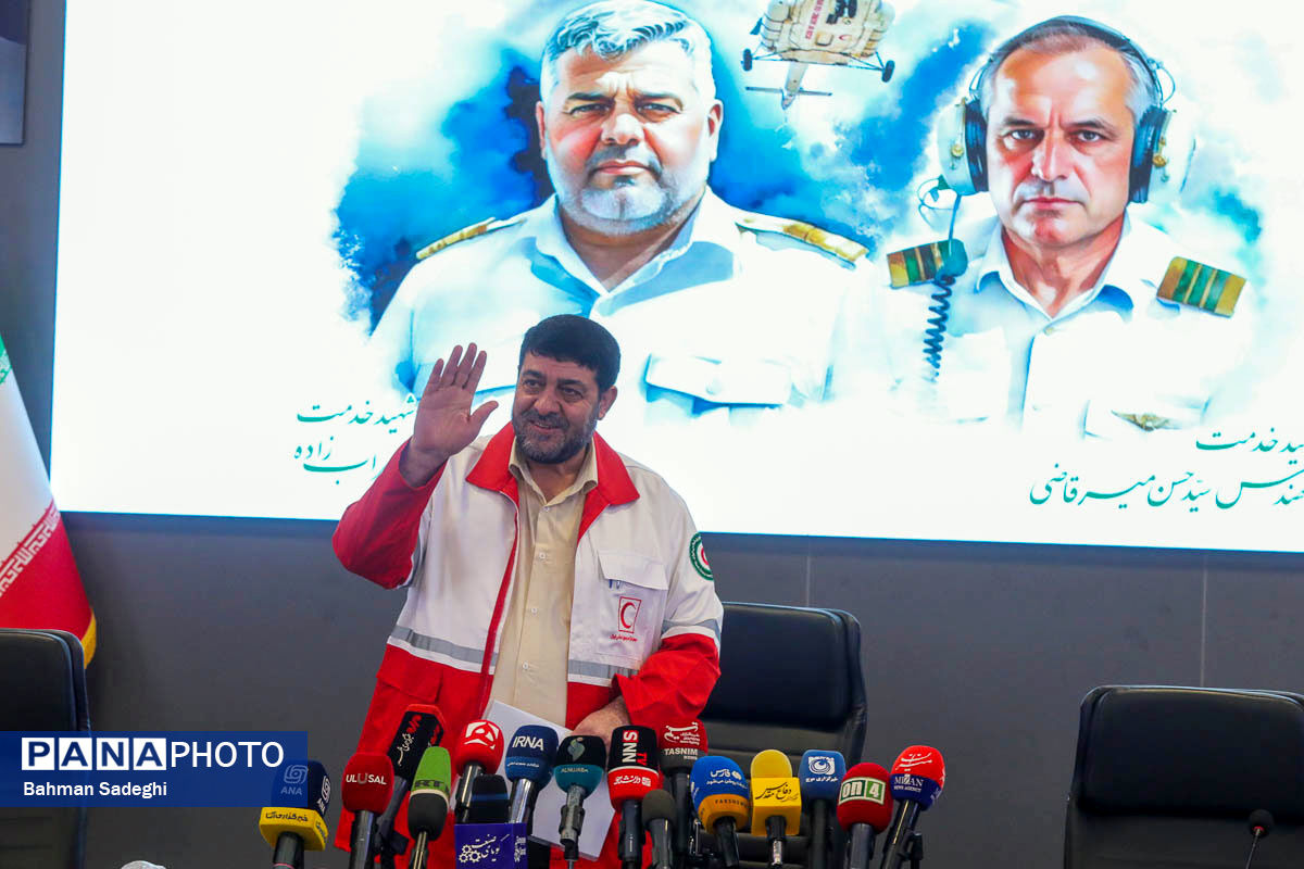 نشست خبری رئیس سازمان جمعیت هلال احمر 