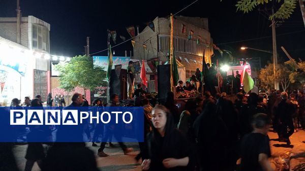 برگزاری مراسم شام غریبان در دهستان رزق آباد