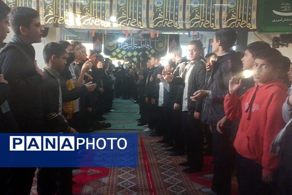 مراسم عزاداری حضرت فاطمه زهرا (س)در دبیرستان هیأت امنایی رازی