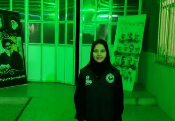 استقبال پرشور مردم آزادشهر از شهید گمنام در حسینیه‌ی موسی بن جعفر