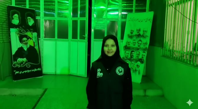 استقبال پرشور مردم آزادشهر از شهید گمنام در حسینیه‌ موسی بن جعفر