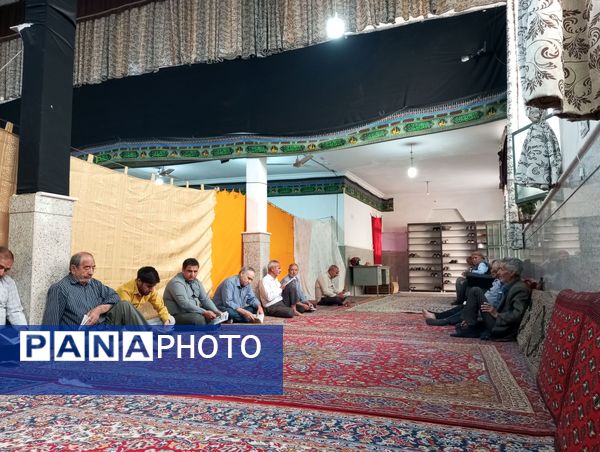 قرائت دعای ندبه در هیئت عاشقان حضرت ابوالفضل نیشابور