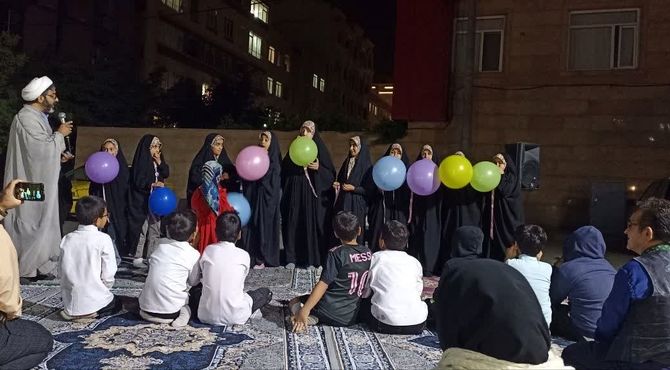 جشن ولادت امام رضا (ع) در مسجد آفرینش 