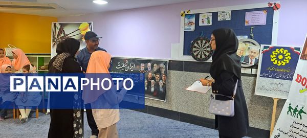 مسابقات دارت و طناب کشی در کتابخانه اندیشه شهرستان شیروان