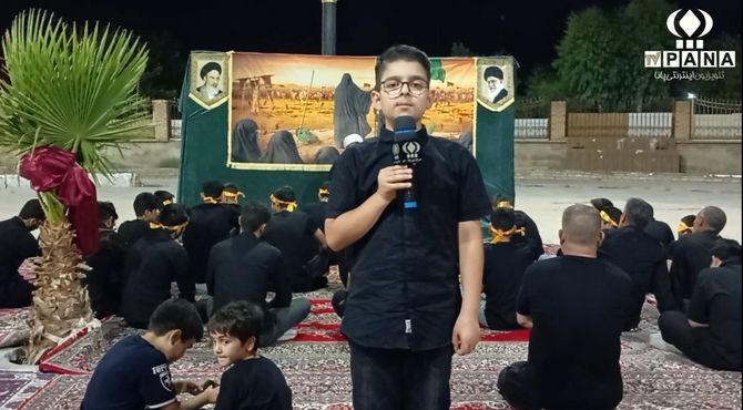 عزاداری هیات انصارالمهدی شهر جعفریه قم در یادمان شهدای گمنام 