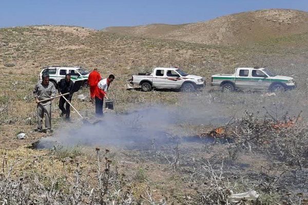 برگزاری مانور اطفای حریق با حضور نیروهای امدادی