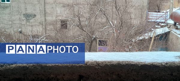  دومین برف پاییزی در شهر بار 