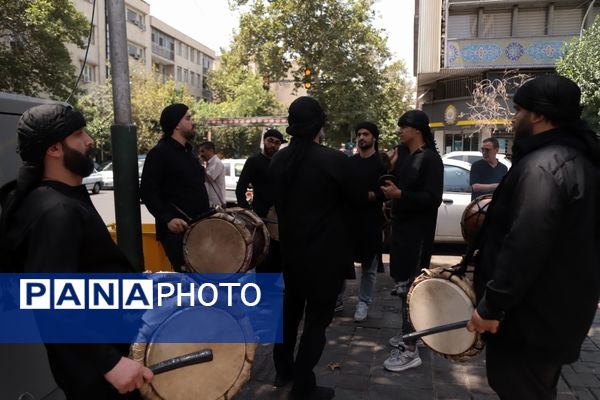 برپایی دسته عزاداری اداره‌کل آموزش و پرورش شهر تهران 