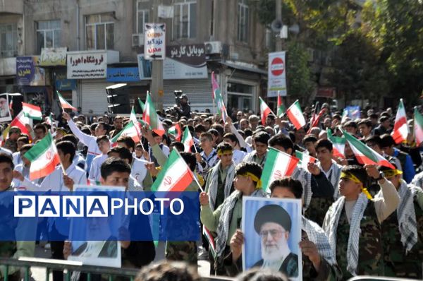 راهپیمایی 13 آبان در کرمانشاه