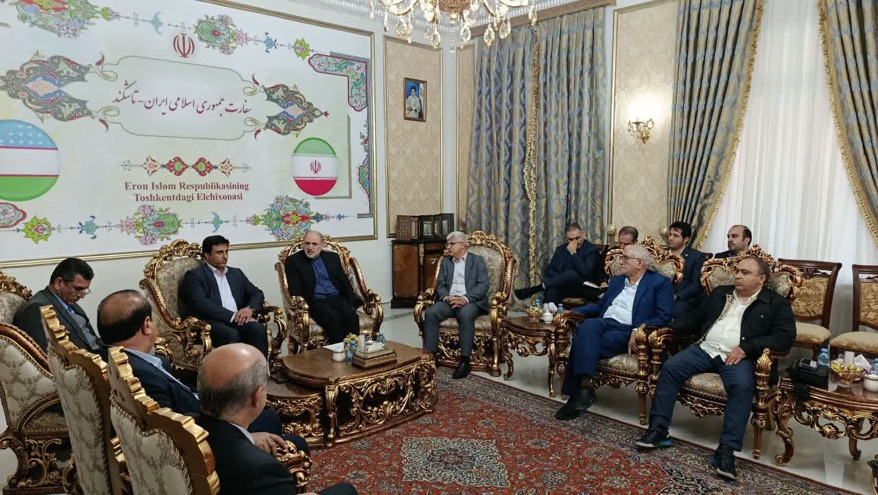 نشست هیأت اقتصادی گلستان با سفیر جمهوری اسلامی ایران در ازبکستان