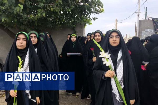 تشییع شهید گمنام در روستای ملا انبار کوهمره نودان 