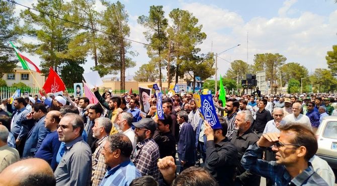 راهپیمایی جمعه خشم در کاشمر 