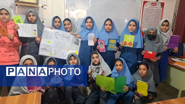 کافه کتاب در دبستان دخترانه ام‌البنین؛ زنگ تفریح با طعم کتاب و دوستی