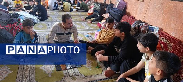 جلوه‌هایی از اعتکاف پسران آشخانه 