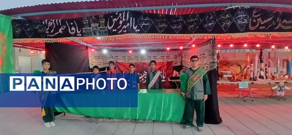 برگزاری مراسم شهادت حضرت فاطمه (س) در مدرسه پسرانه قرآنی شهید اکرمی بافق